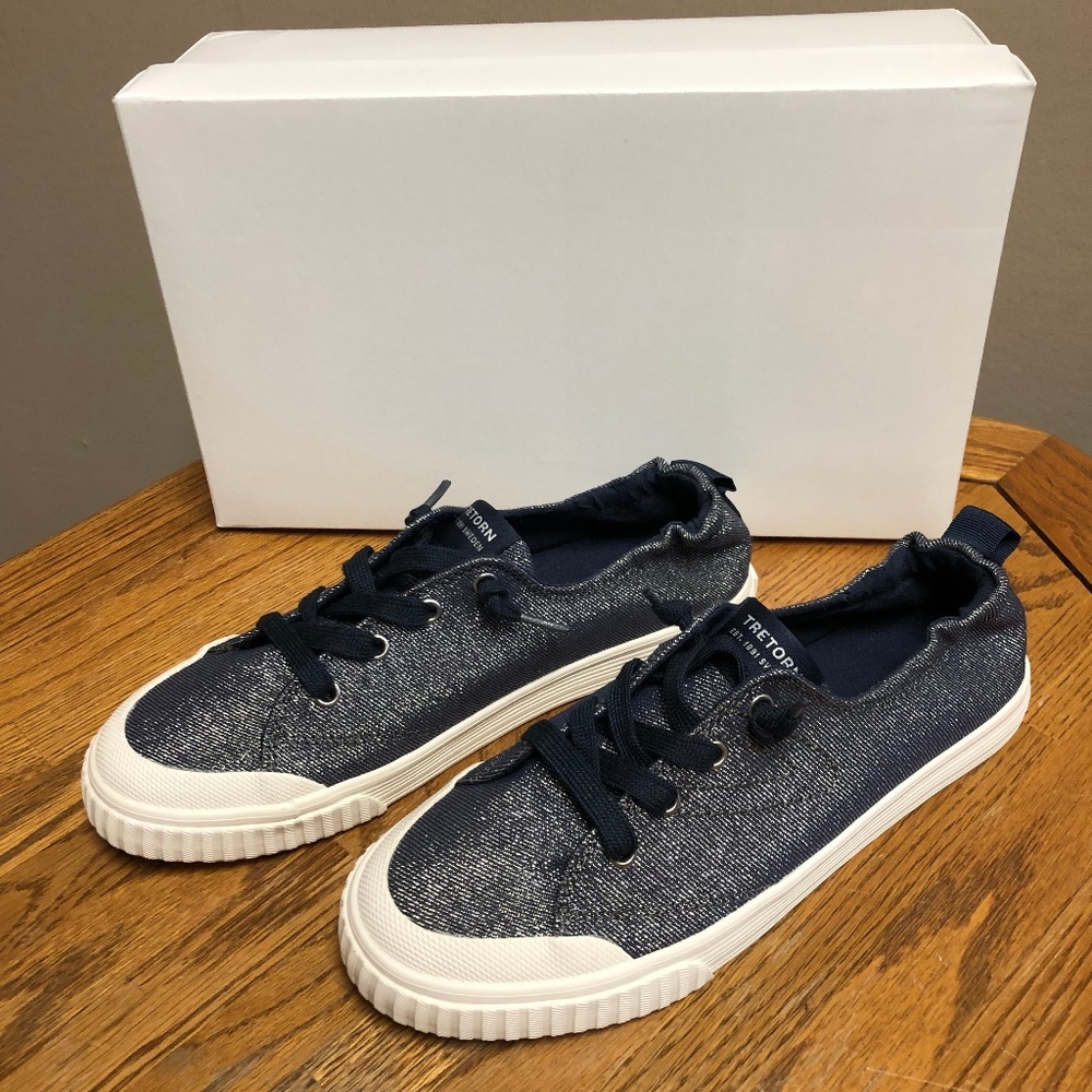 Tretorn Women's MEG4 Sneaker- Marino- New!